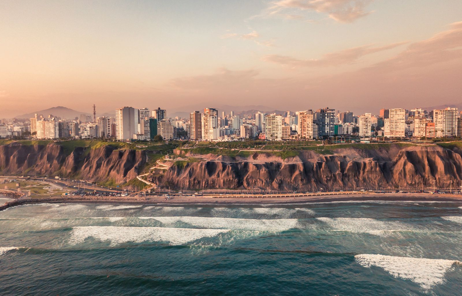 Lima coastline